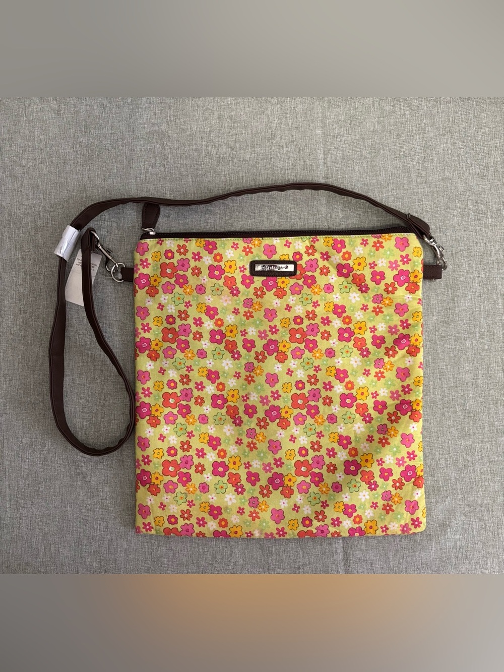 Longaberger Floral Crossbody Fabric Bag, NWT